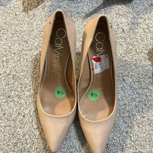 Calvin Klein Nude Heels Gayle